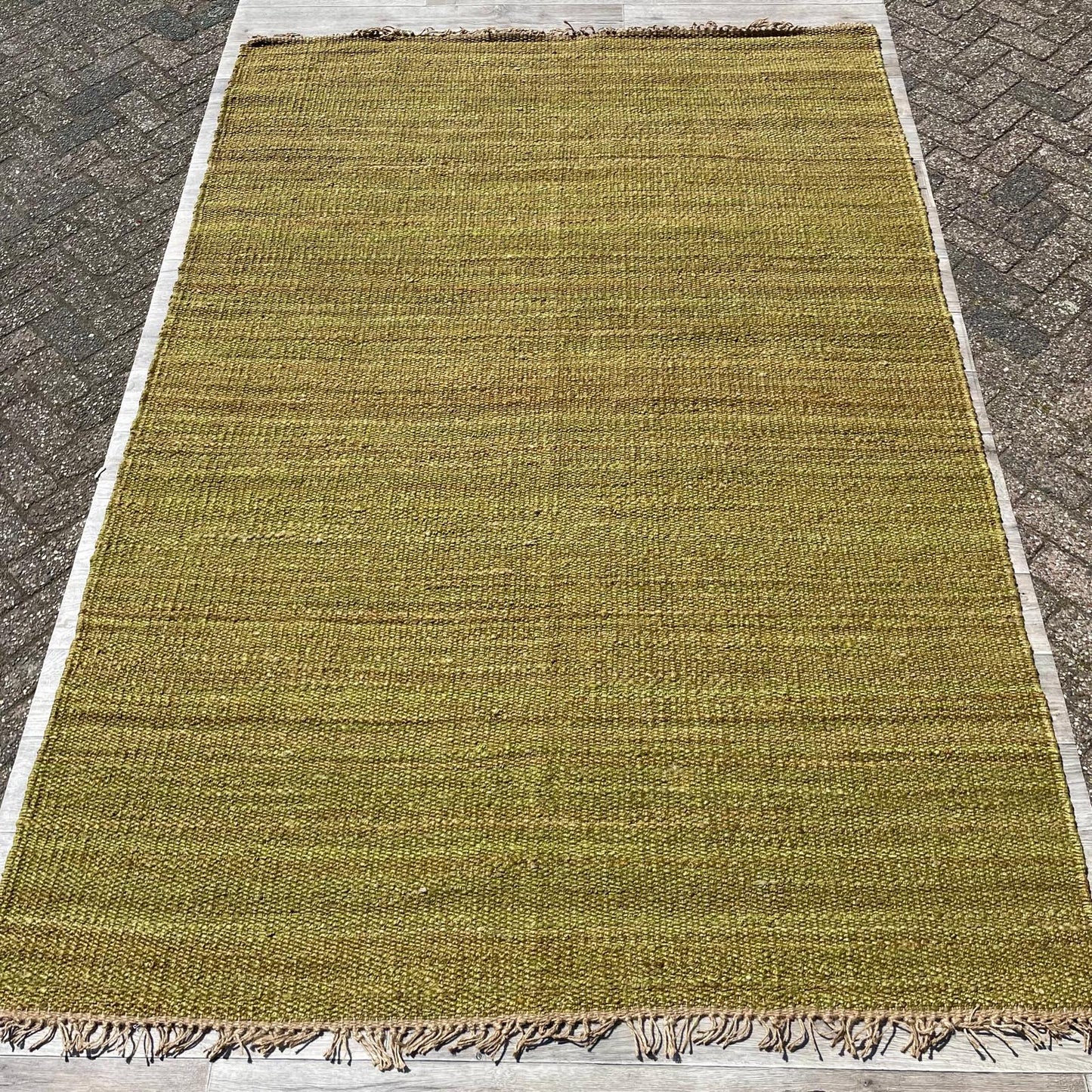 Brinker Carpets Festival Jute Slam Green Vloerkleed - 200x290cm