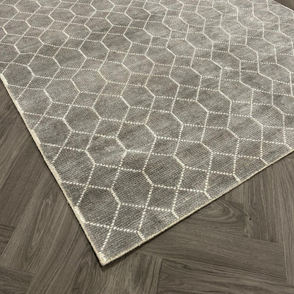 Brinker Carpets Laatz Grey Vloerkleed - 170x230cm