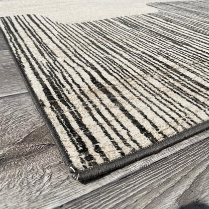 Brinker Carpets Lustrous 922 Black White Vloerkleed - 160x230cm