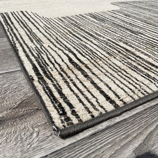 Brinker Carpets Lustrous 922 Black White Vloerkleed - 160x230cm