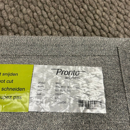 Brinker Carpets Pronto Mello 820 Warm Grey Vloerkleed - 200x300cm