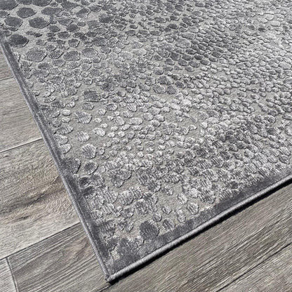 Brinker Carpets Onyx Dessin 880 Grey Silver Vloerkleed - 160x230cm