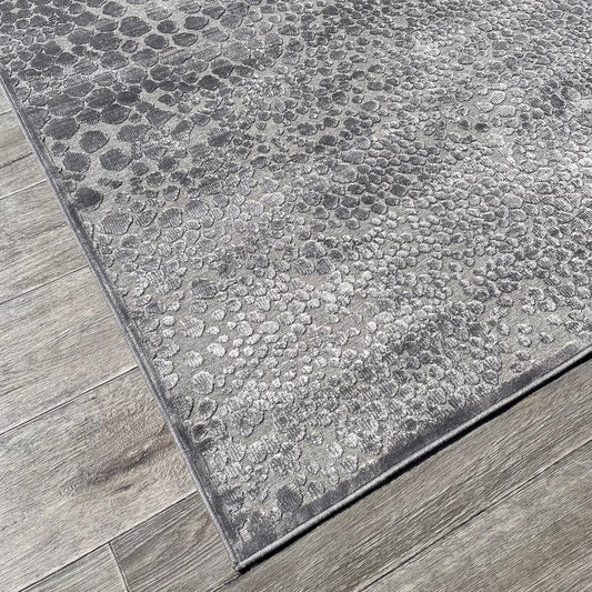 Brinker Carpets Onyx Dessin 880 Grey Silver Vloerkleed - 160x230cm