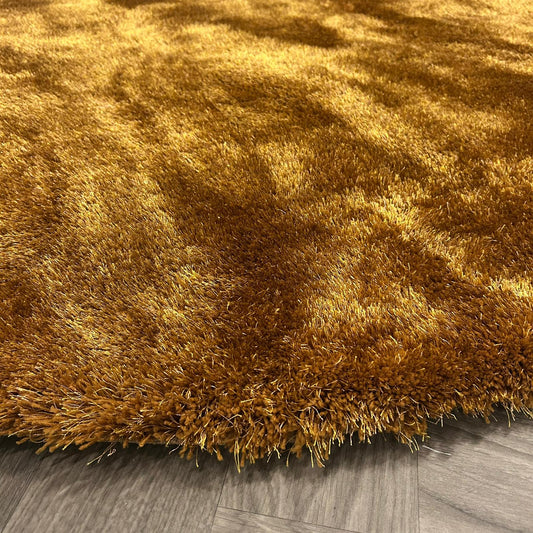 Brinker Carpets Puglia Gold Brown Mix Rond Vloerkleed - 200x200cm