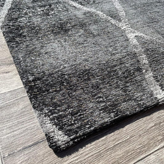 Brinker Carpets Retro Collection Cross Anthracite Vloerkleed - 170x230cm