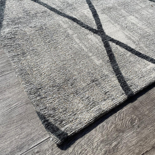Brinker Carpets Retro Collection Cross Silver Grey Vloerkleed - 170x230cm