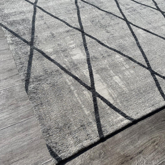 Brinker Carpets Retro Collection Cross Silver Grey Vloerkleed - 170x230cm