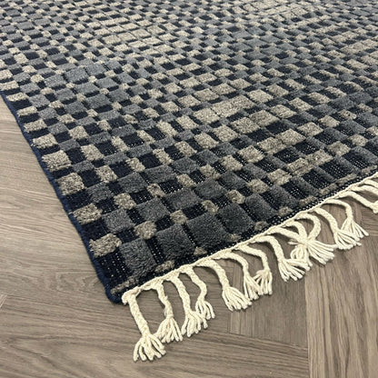 Brinker Carpets Square Navy Wool Vloerkleed - 160x250cm