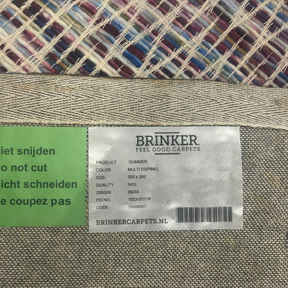 Brinker Carpets Summer Multi 01 Pink Vloerkleed - 200x300cm