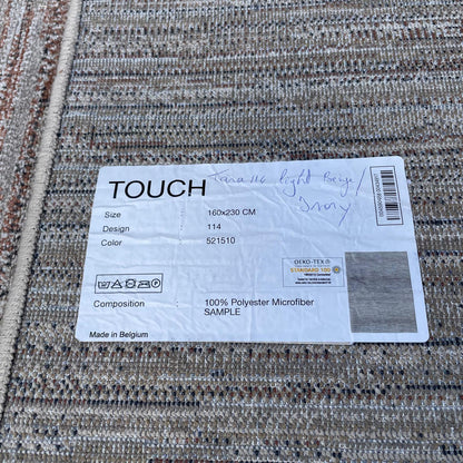 Brinker Carpets Touch Tara 114 Light Beige Ivory Vloerkleed - 160x230cm