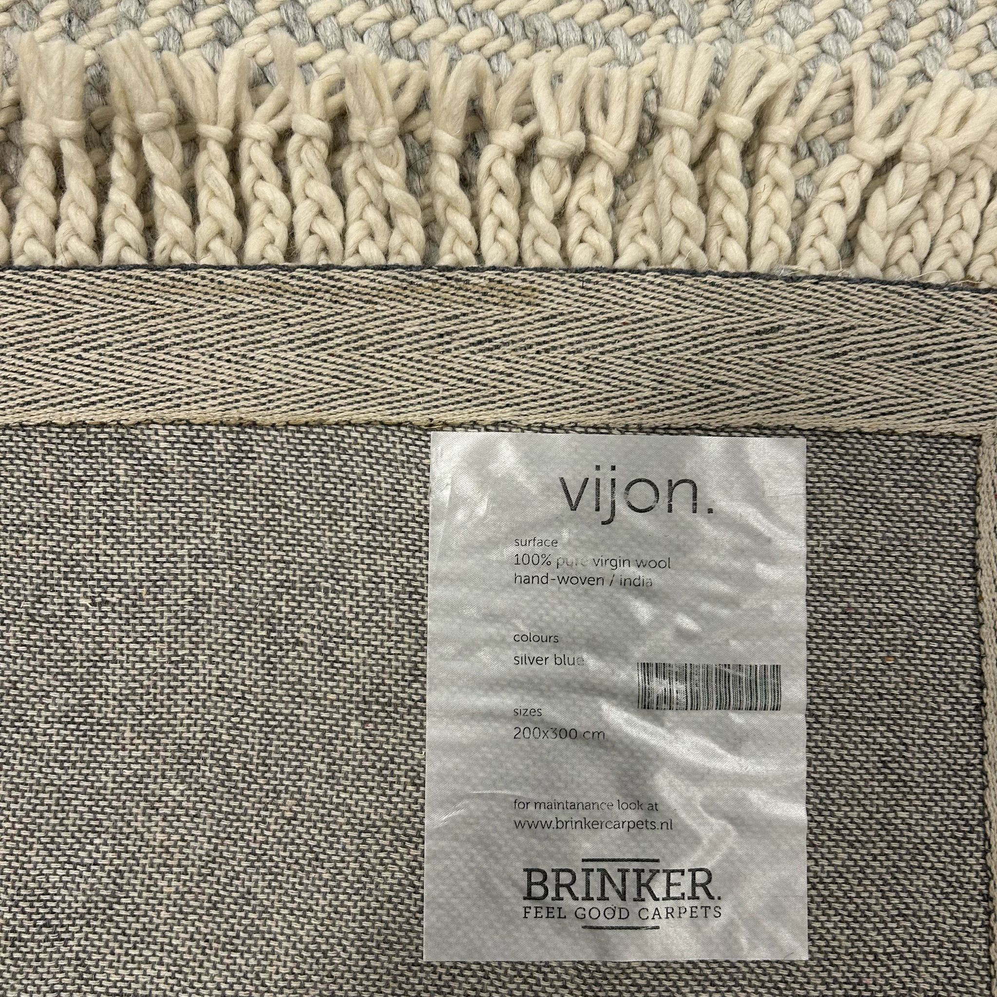 Brinker Carpets Vijon Silver Blue Vloerkleed - 200x300cm