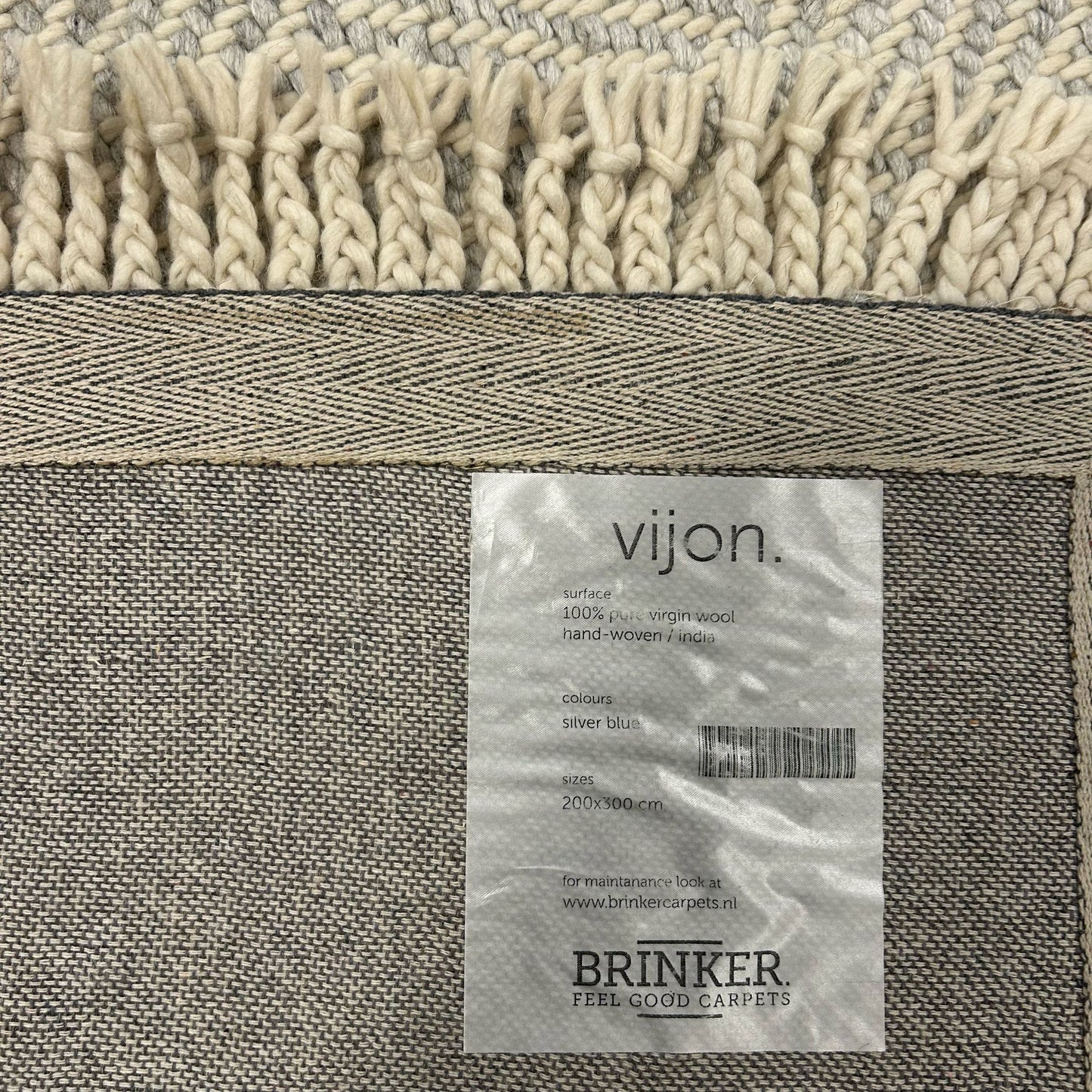 Brinker Carpets Vijon Silver Blue Vloerkleed - 200x300cm