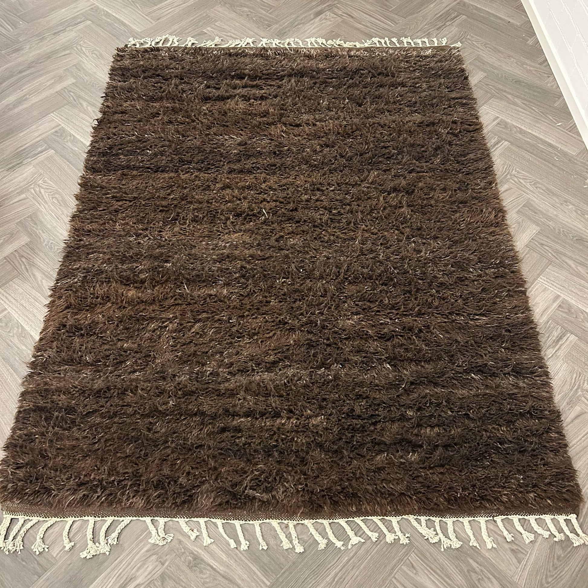 Brinker Afghano Brown Vloerkleed - 200x300cm - QF Living