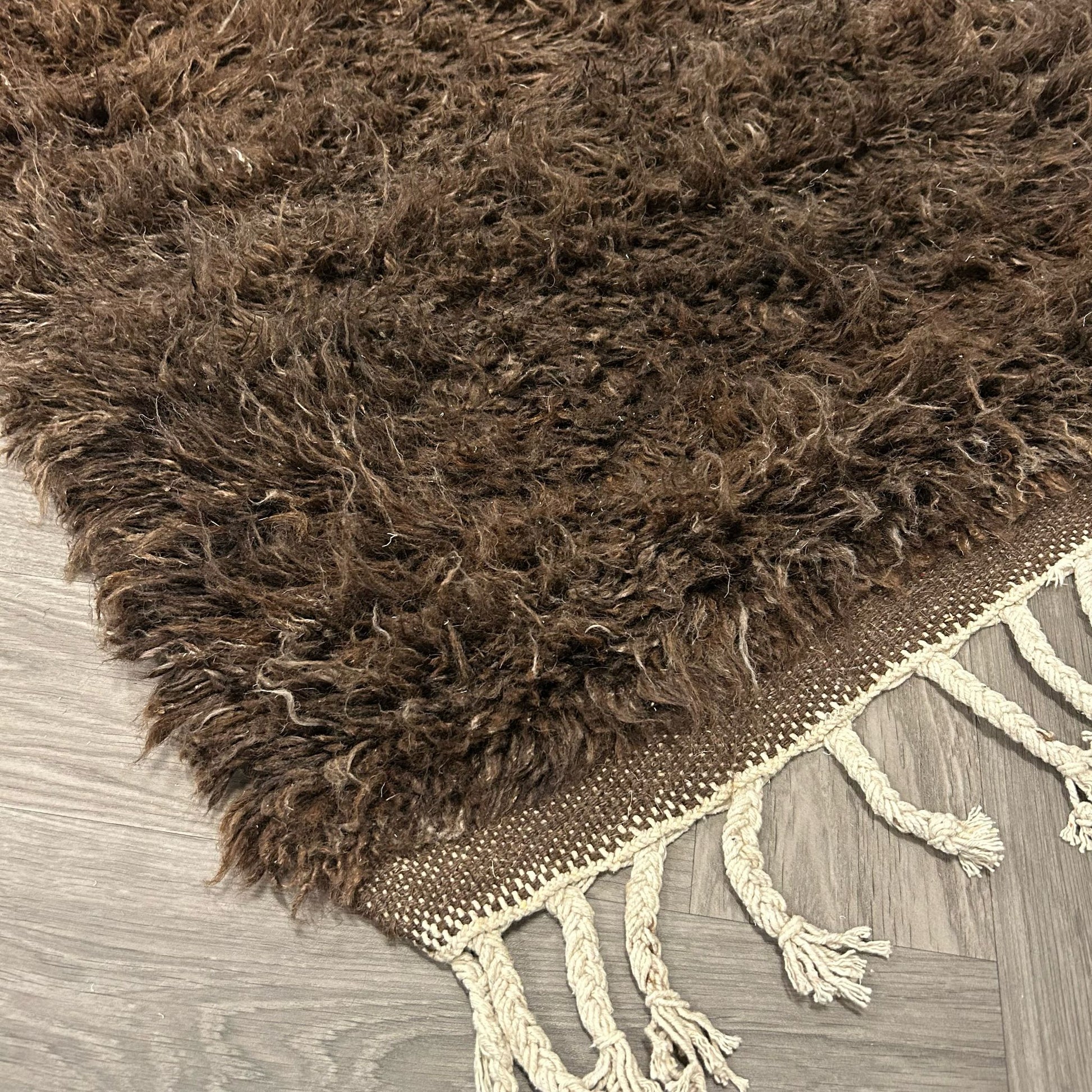 Brinker Afghano Brown Vloerkleed - 200x300cm - QF Living
