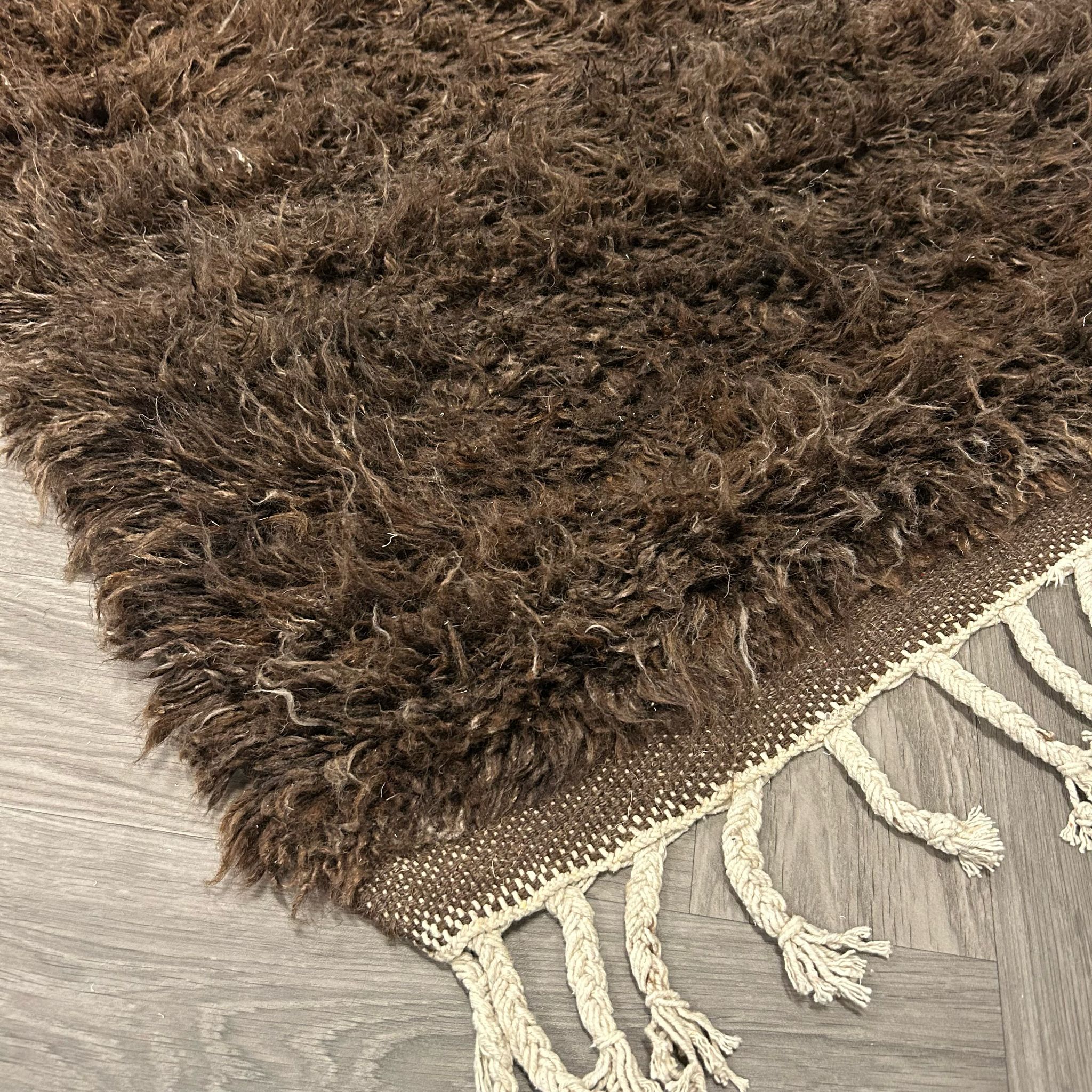 Brinker Afghano Brown Vloerkleed - 200x300cm - QF Living