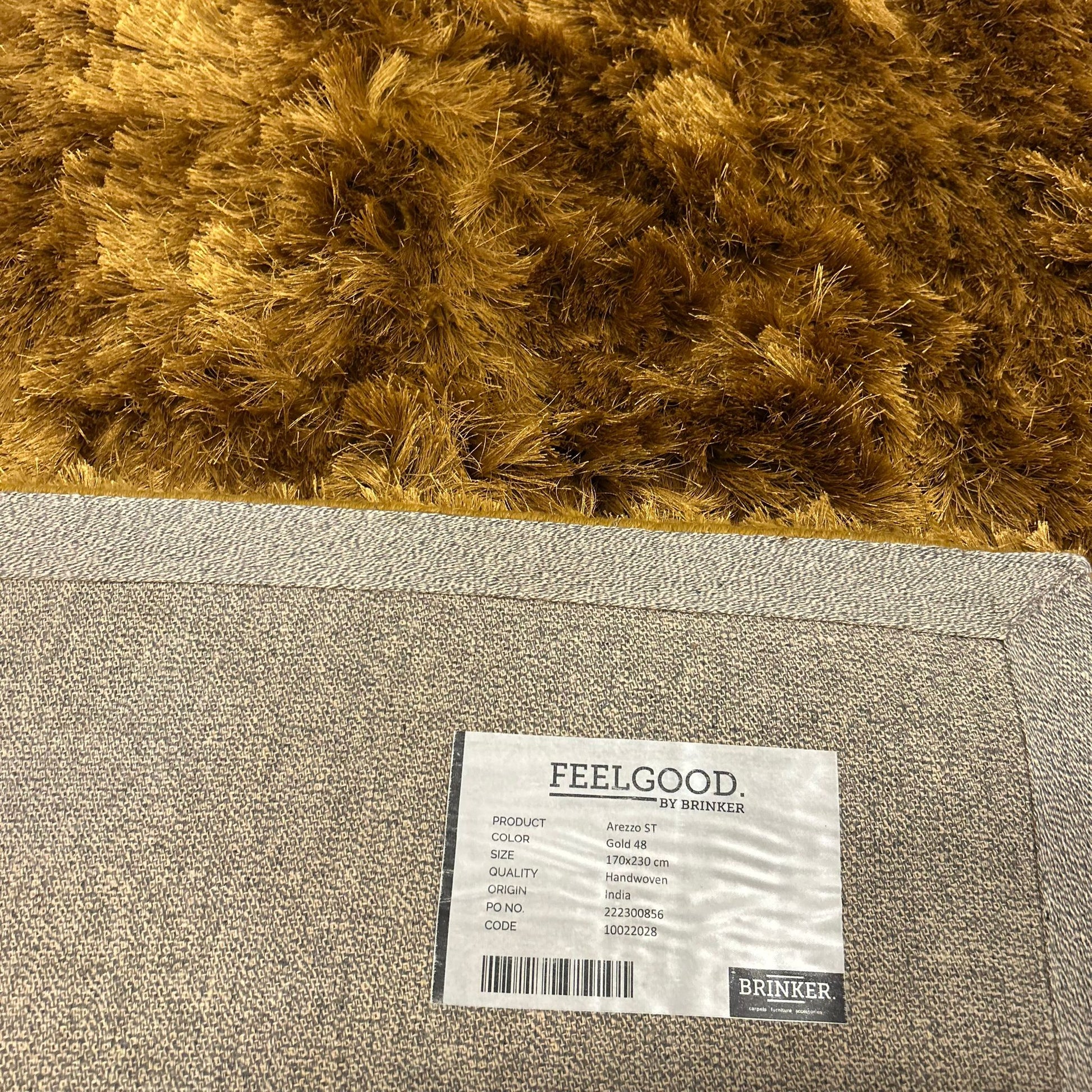 Brinker Arezzo ST Gold 048 Vloerkleed - 170x230cm - QF Living