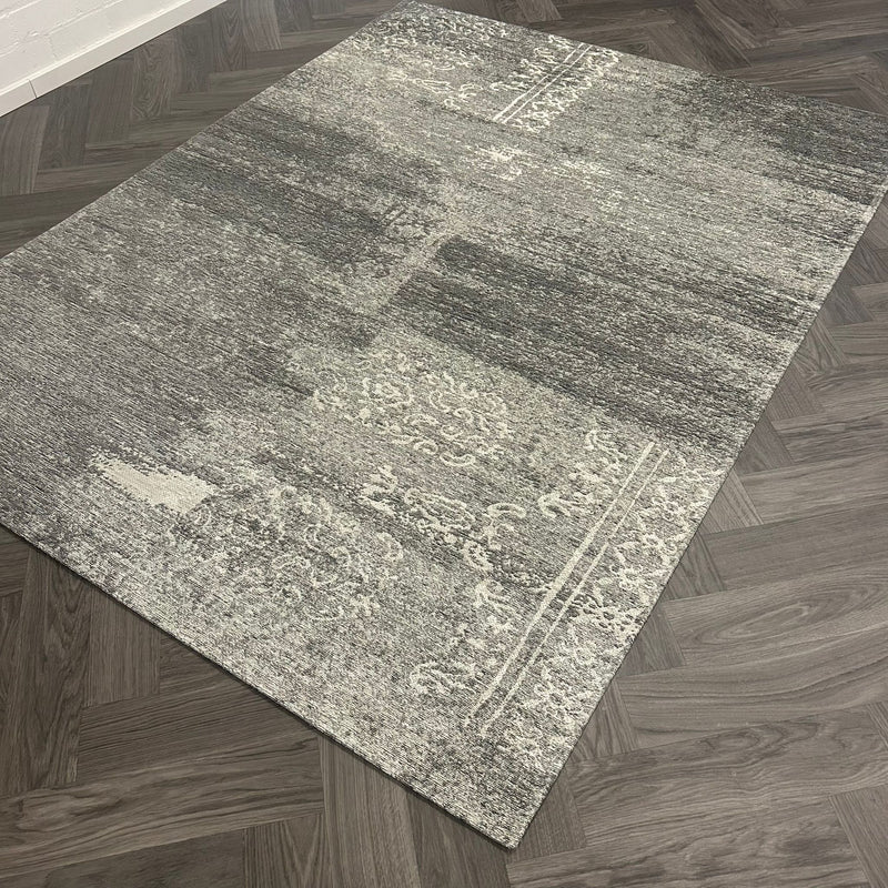 Brinker Bria Light Grey Vloerkleed - 170x230cm - QF Living