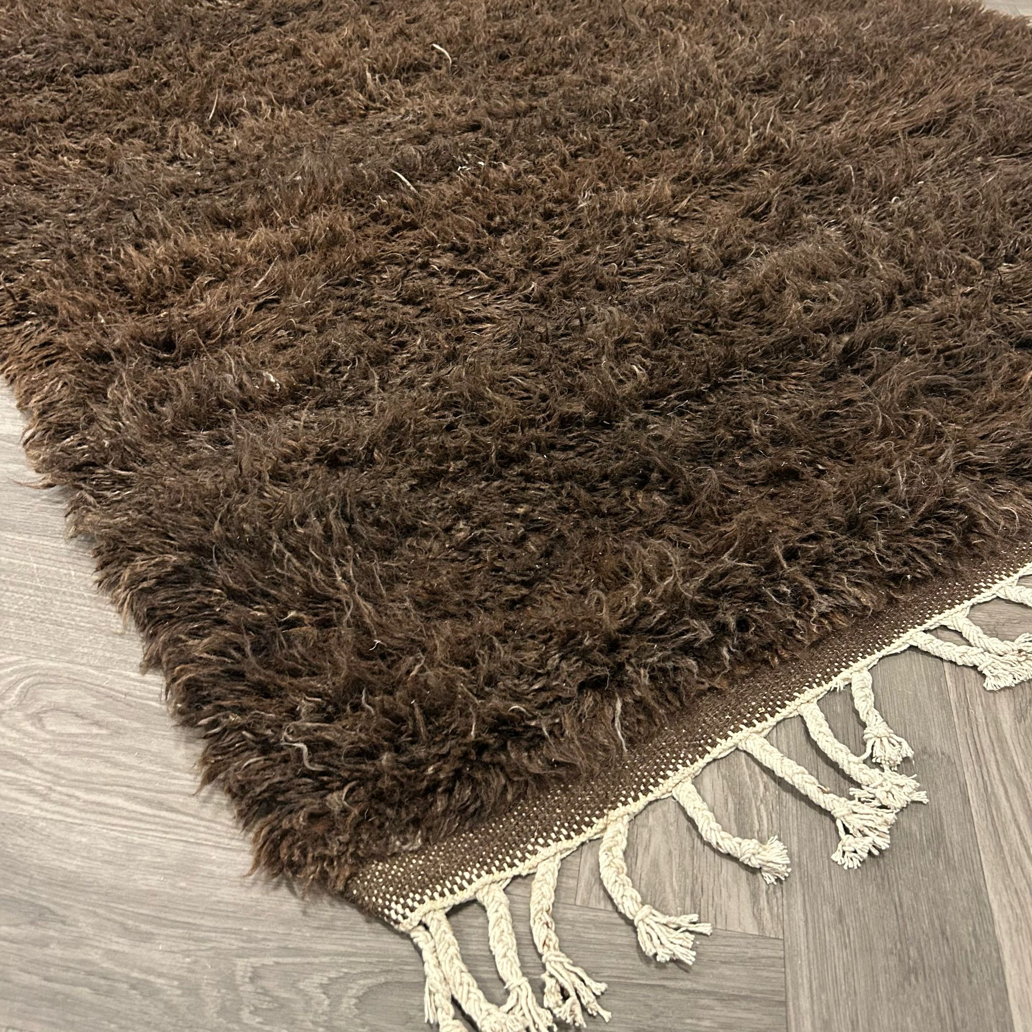 Brinker Carpets Afghano Brown Vloerkleed - 200x300cm - aanzicht 1 - Vloerkleden Koning