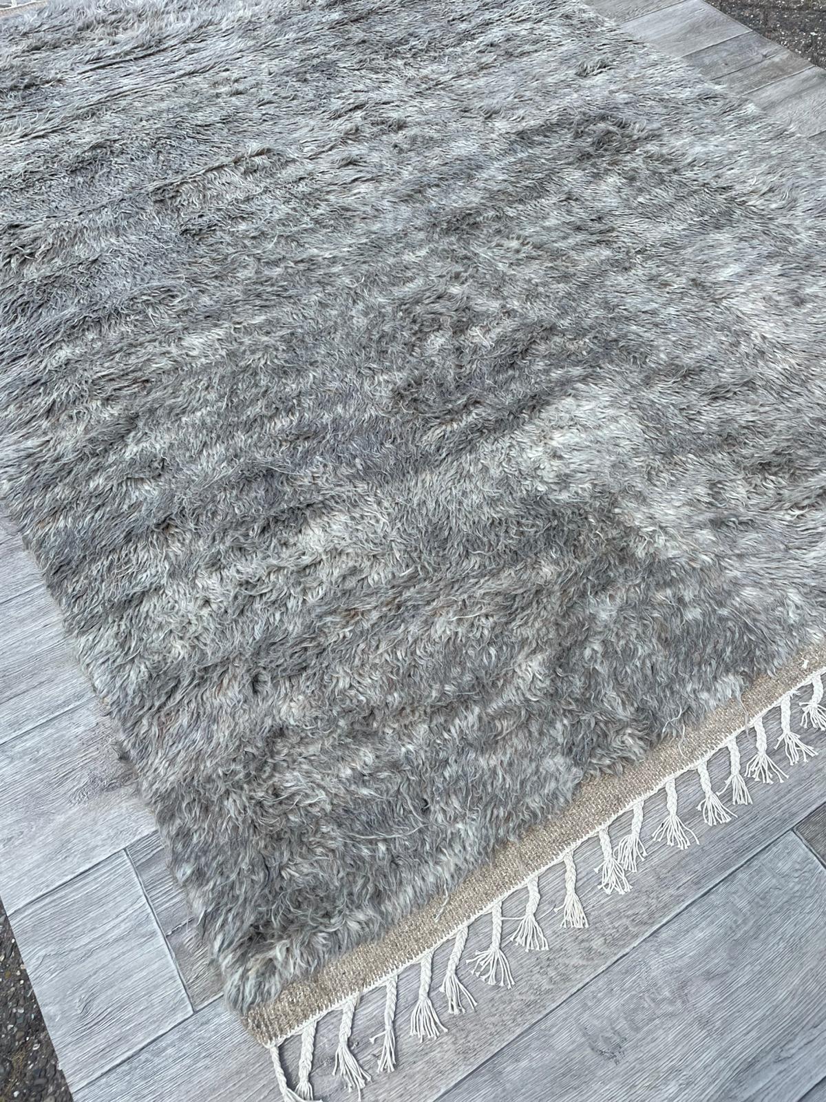 Brinker Carpets Afghano Grey Vloerkleed - 170x230cm - aanzicht 3 - Vloerkleden Koning