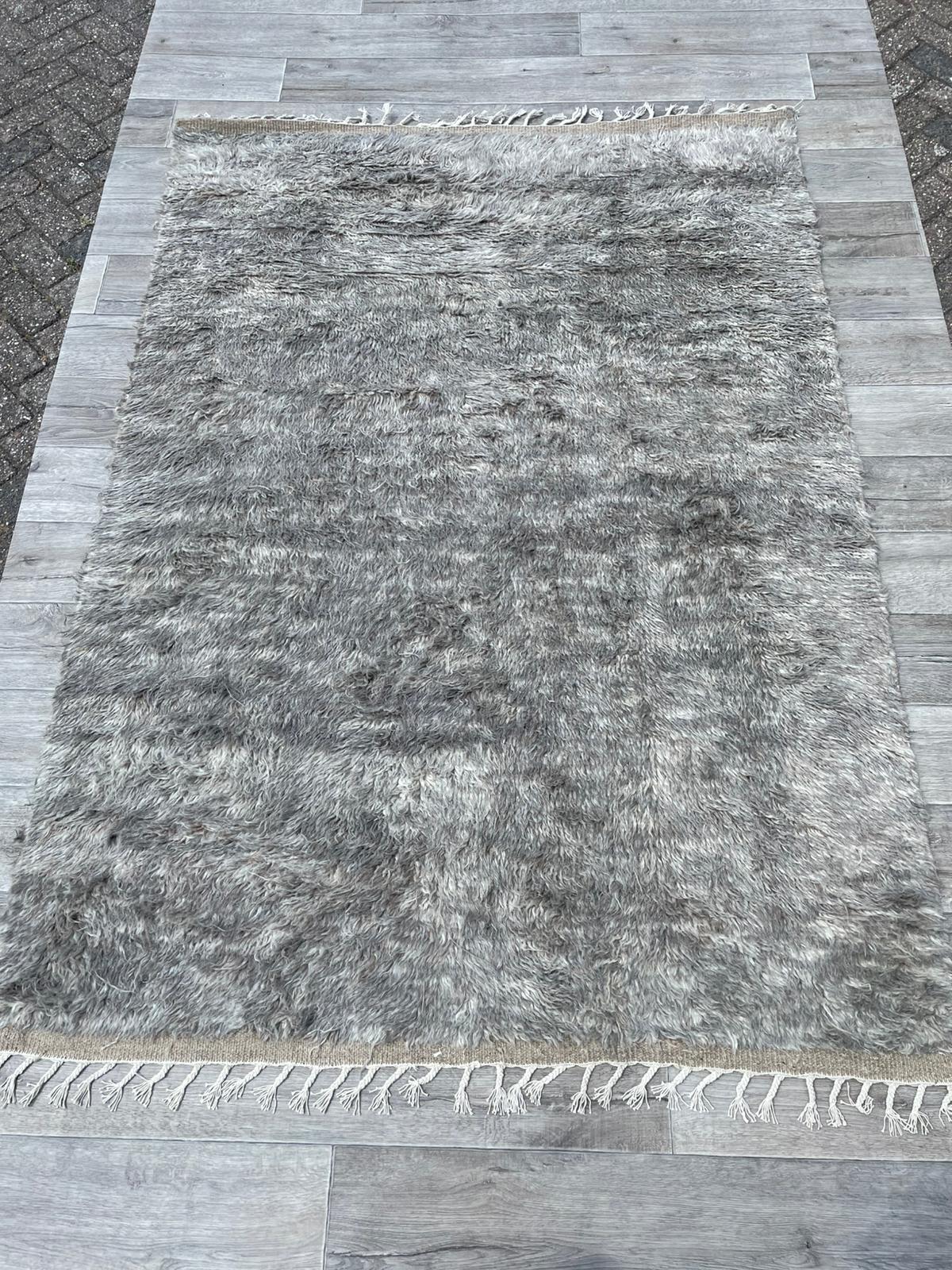 Brinker Carpets Afghano Grey Vloerkleed - 170x230cm - Vloerkleden Koning