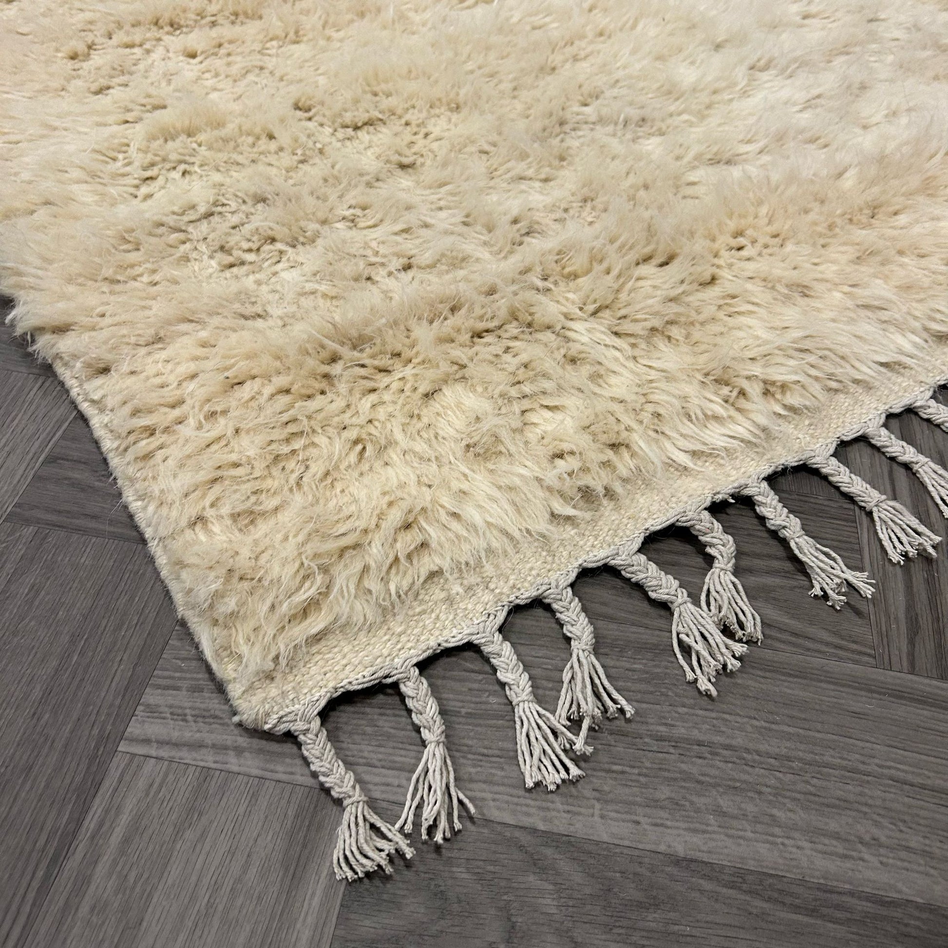 Brinker Carpets Afghano White Natural Vloerkleed - 200x300cm - aanzicht 1 - Vloerkleden Koning