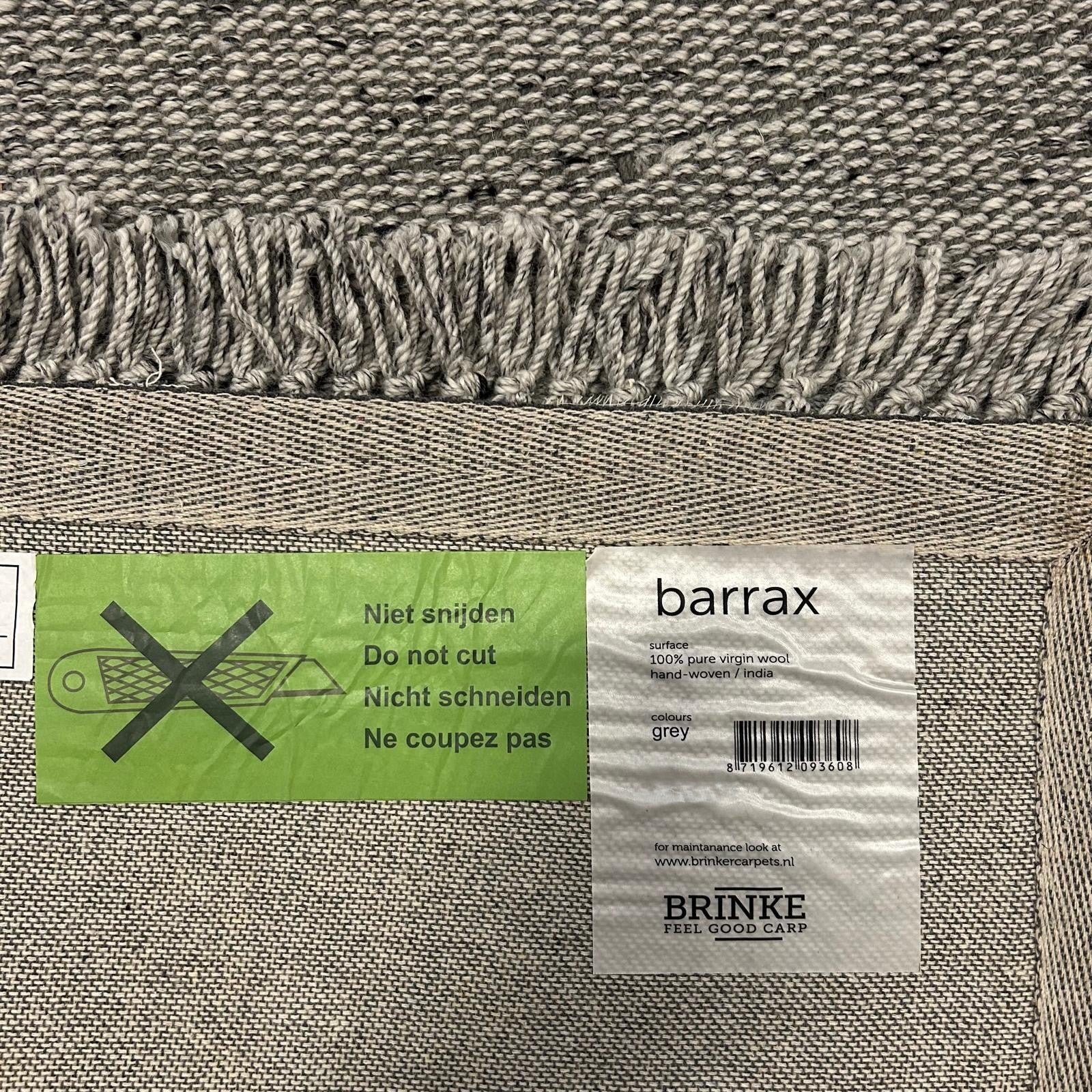 Brinker Carpets Barrax Grey Vloerkleed - 200x300cm - Vloerkleden Koning