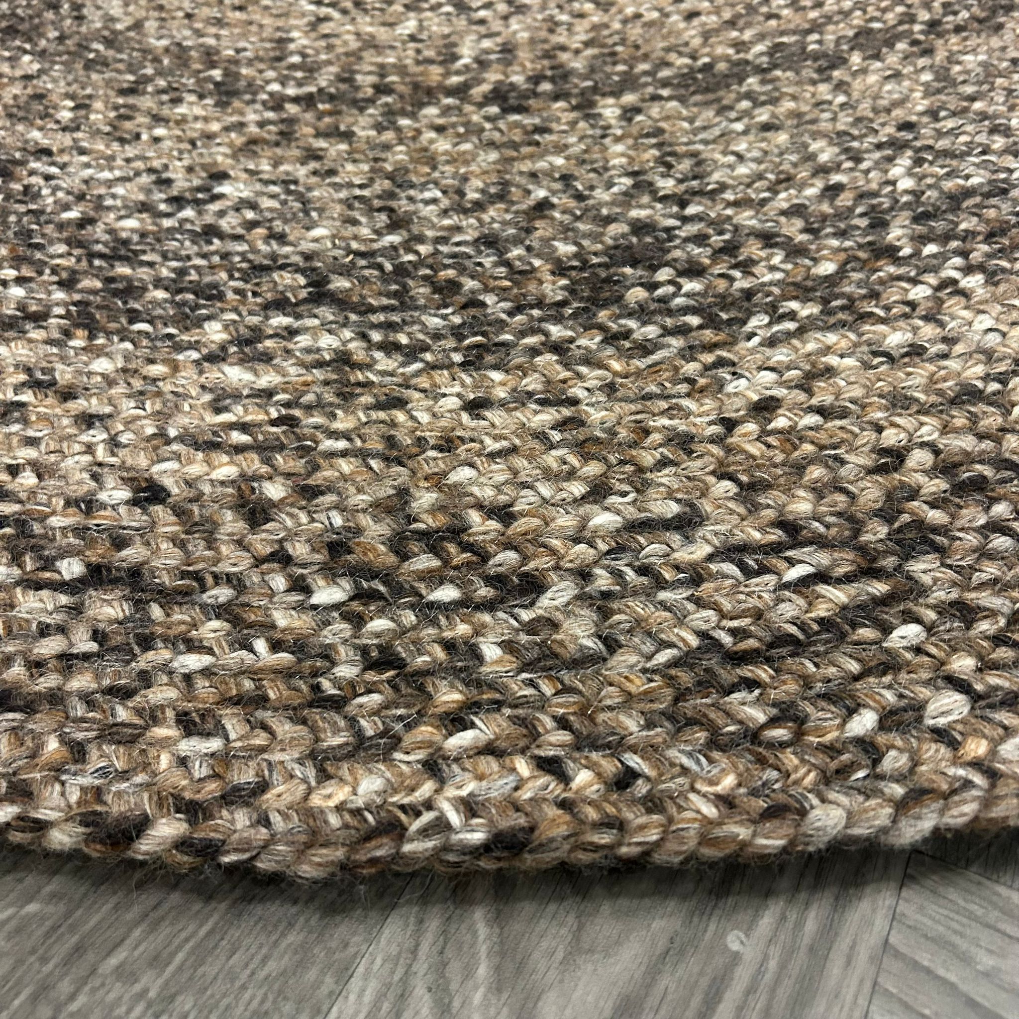 Brinker Carpets Bellano ST Brown 623 Vloerkleed - 200x200cm - Vloerkleden Koning