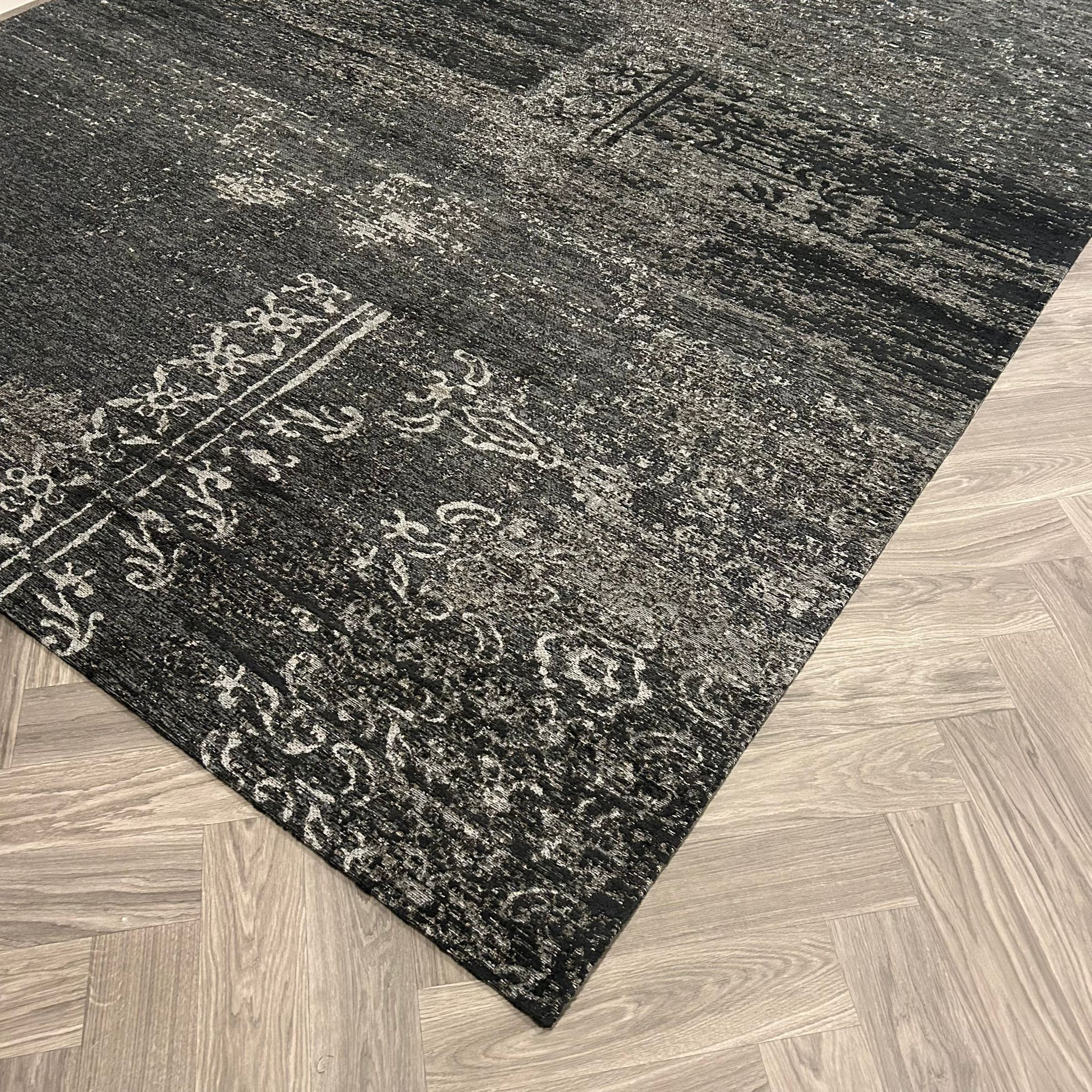 Brinker Carpets Bria Black Vloerkleed - 170x230cm - Vloerkleden Koning