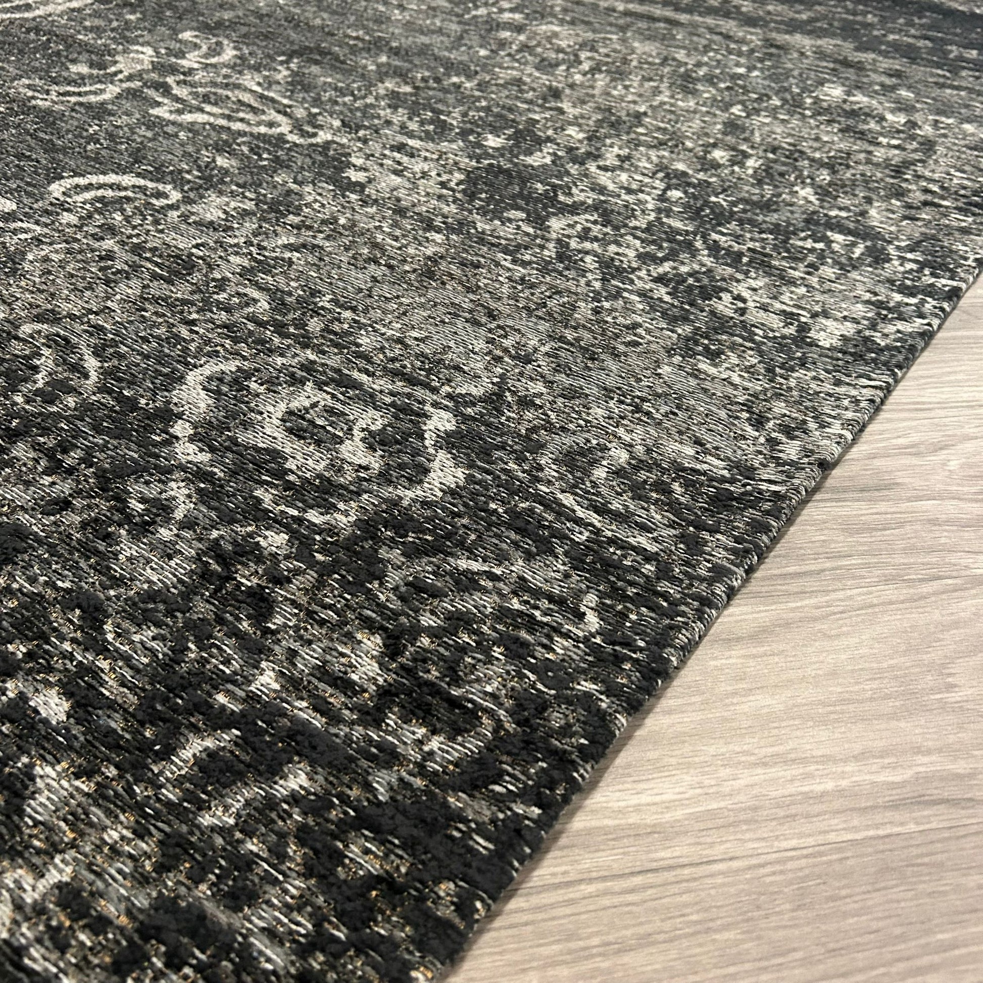 Brinker Carpets Bria Black Vloerkleed - 170x230cm - Vloerkleden Koning