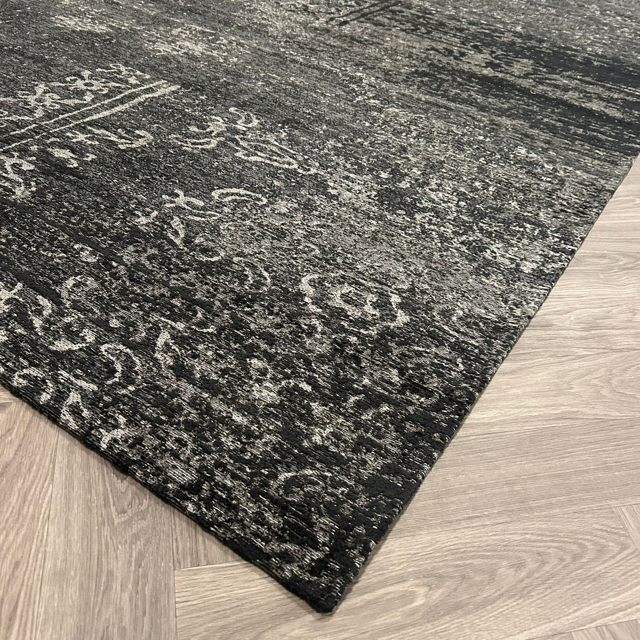 Brinker Carpets Bria Black Vloerkleed - 170x230cm - Vloerkleden Koning