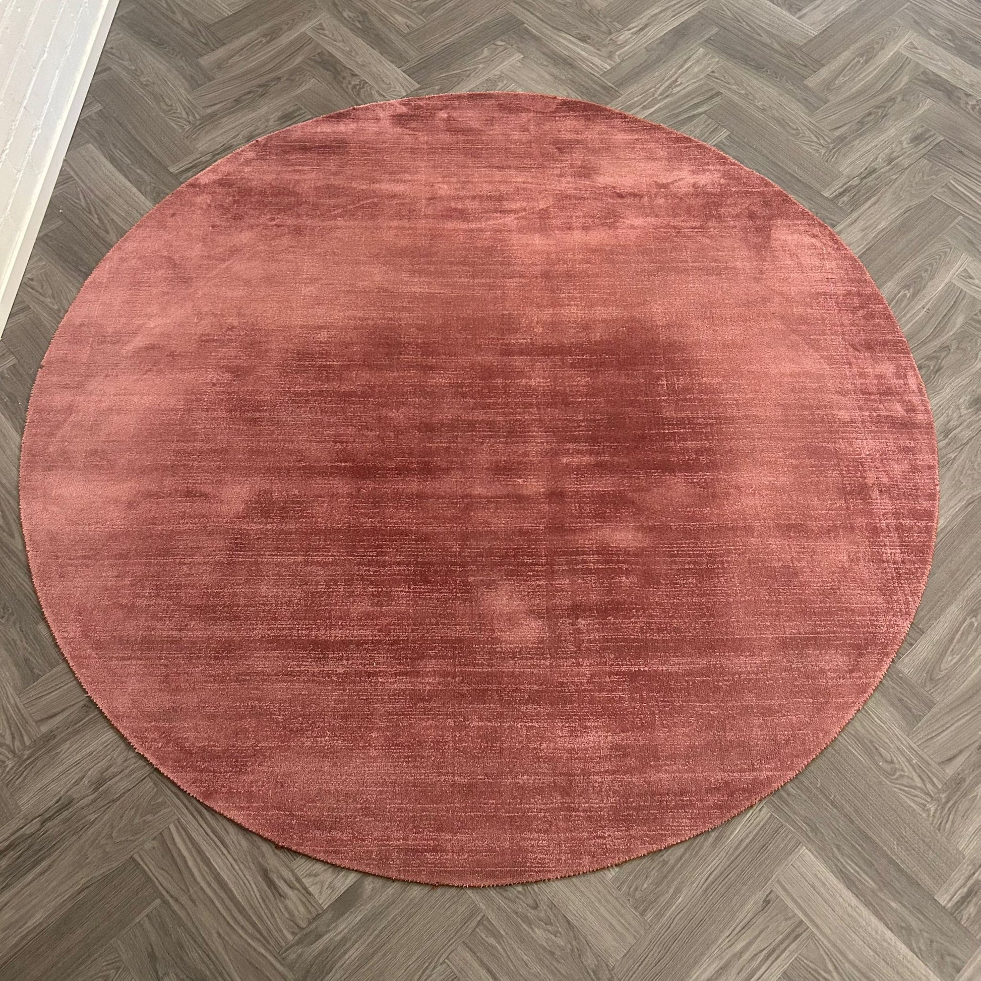 Brinker Carpets Brillante Wine Red - 240x240cm - Vloerkleden Koning