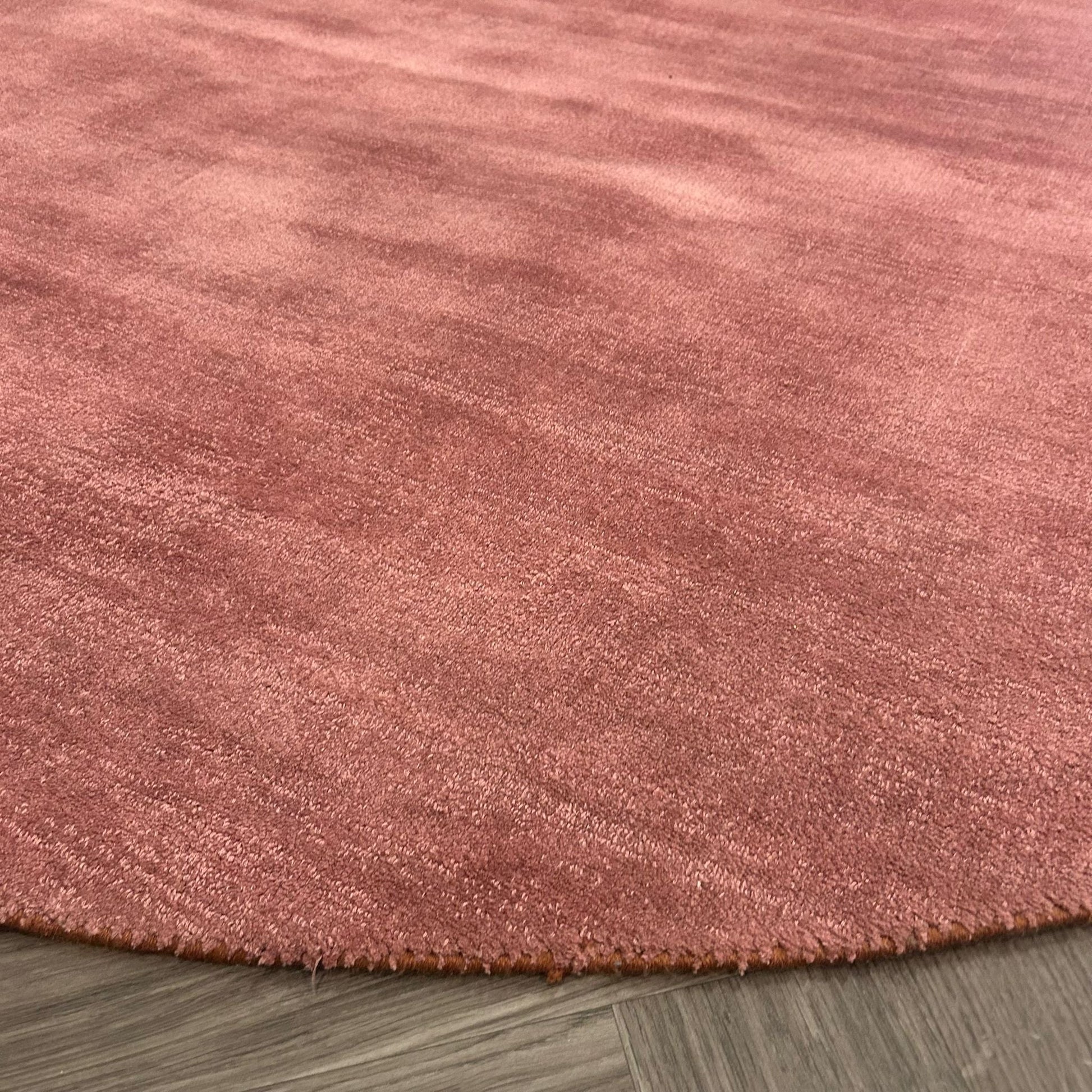 Brinker Carpets Brillante Wine Red - 240x240cm - Vloerkleden Koning