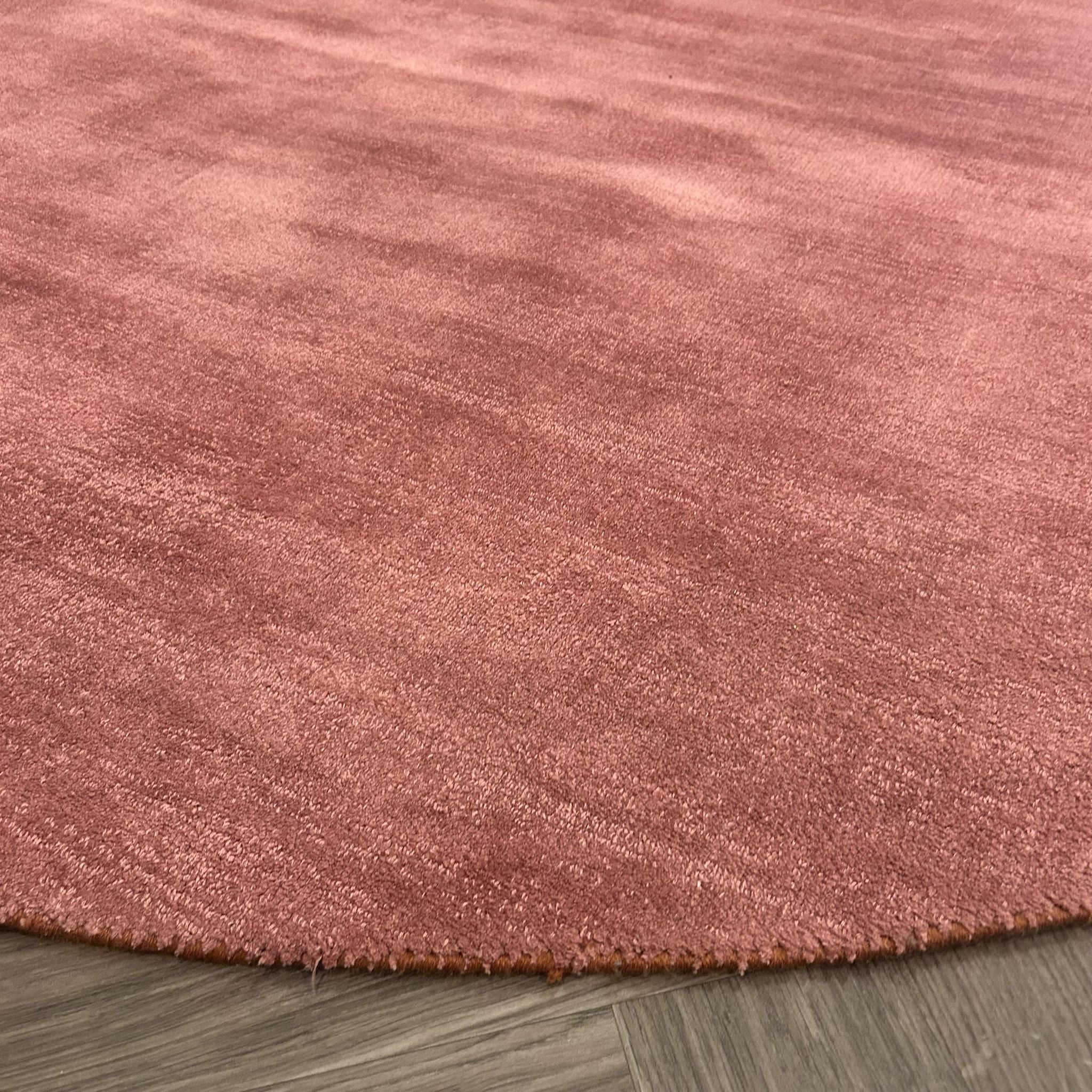 Brinker Carpets Brillante Wine Red - 240x240cm - Vloerkleden Koning