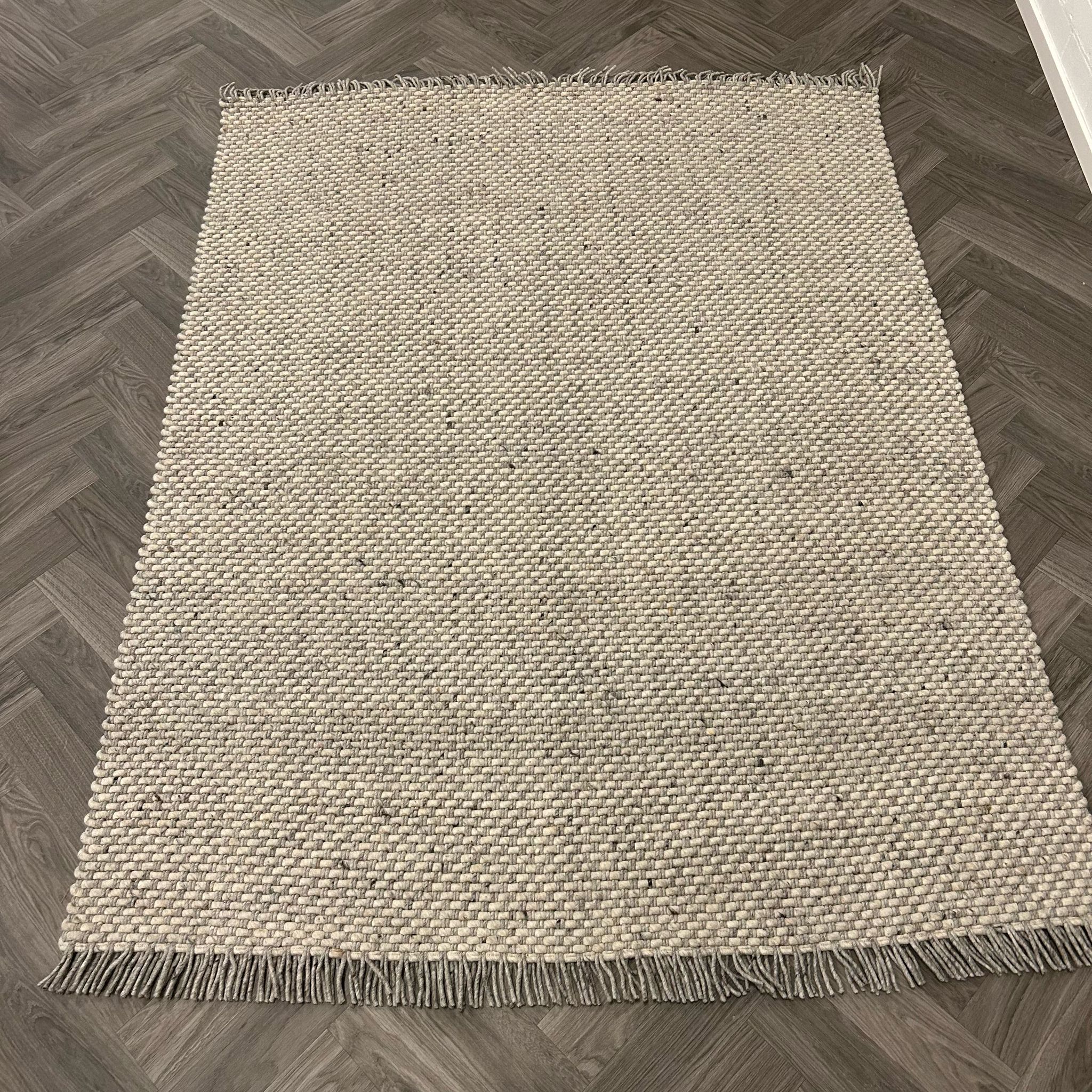 Brinker Carpets Burano Light Grey Vloerkleed - 170x230cm - Vloerkleden Koning
