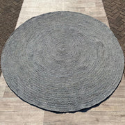 Brinker Carpets Carpets Jute Circle Blue Rond Vloerkleed - 240x240cm - Vloerkleden Koning