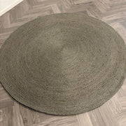 Brinker Carpets Carpets Jute Circle Grijs Vloerkleed - 180x180cm - aanzicht 1 - Vloerkleden Koning