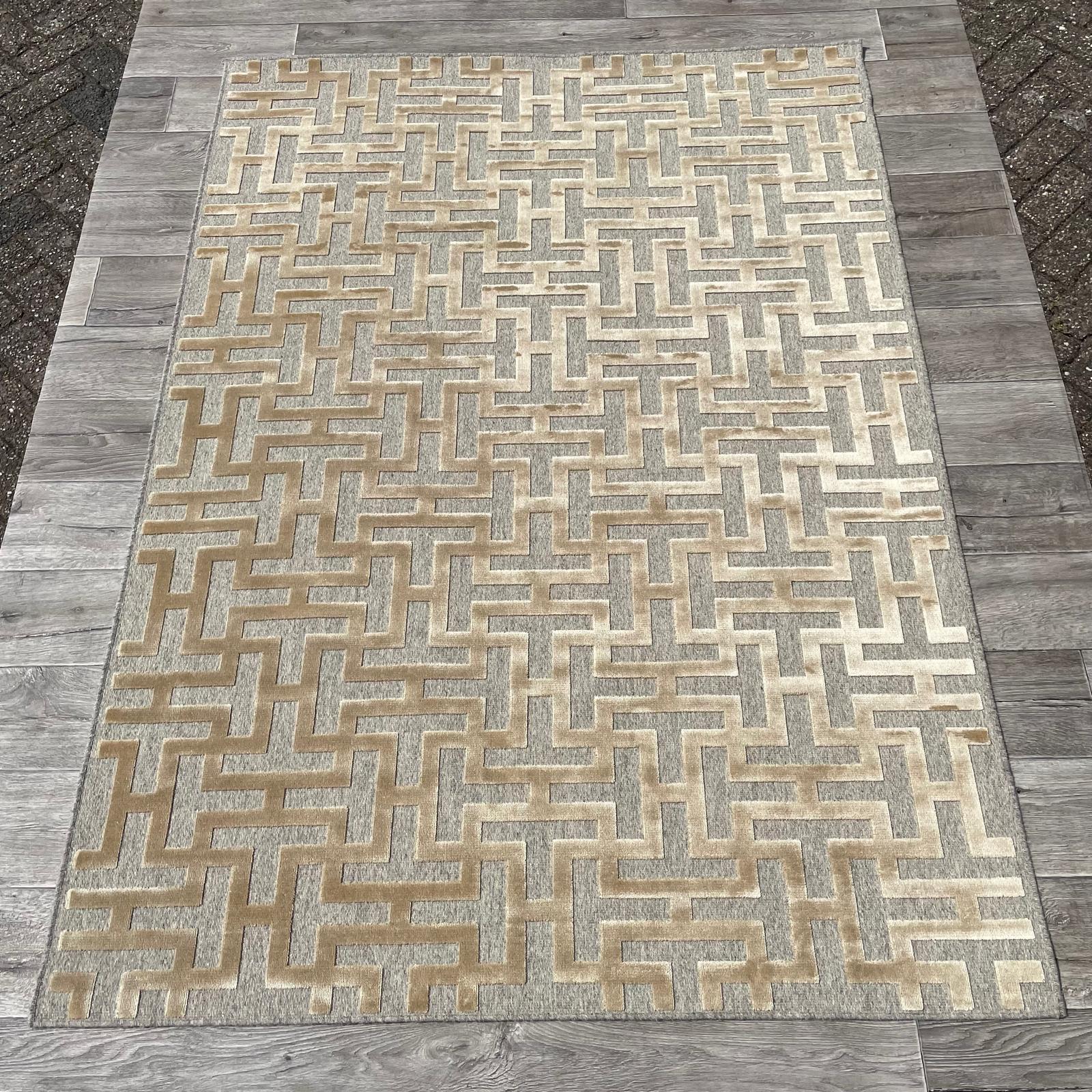 Brinker Carpets Chiara Mustard Vloerkleed - 160x230cm - Vloerkleden Koning