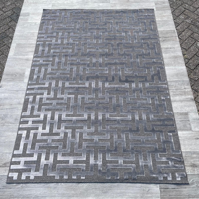 Brinker Carpets Chiara Steal Vloerkleed - 160x230cm - aanzicht 1 - Vloerkleden Koning