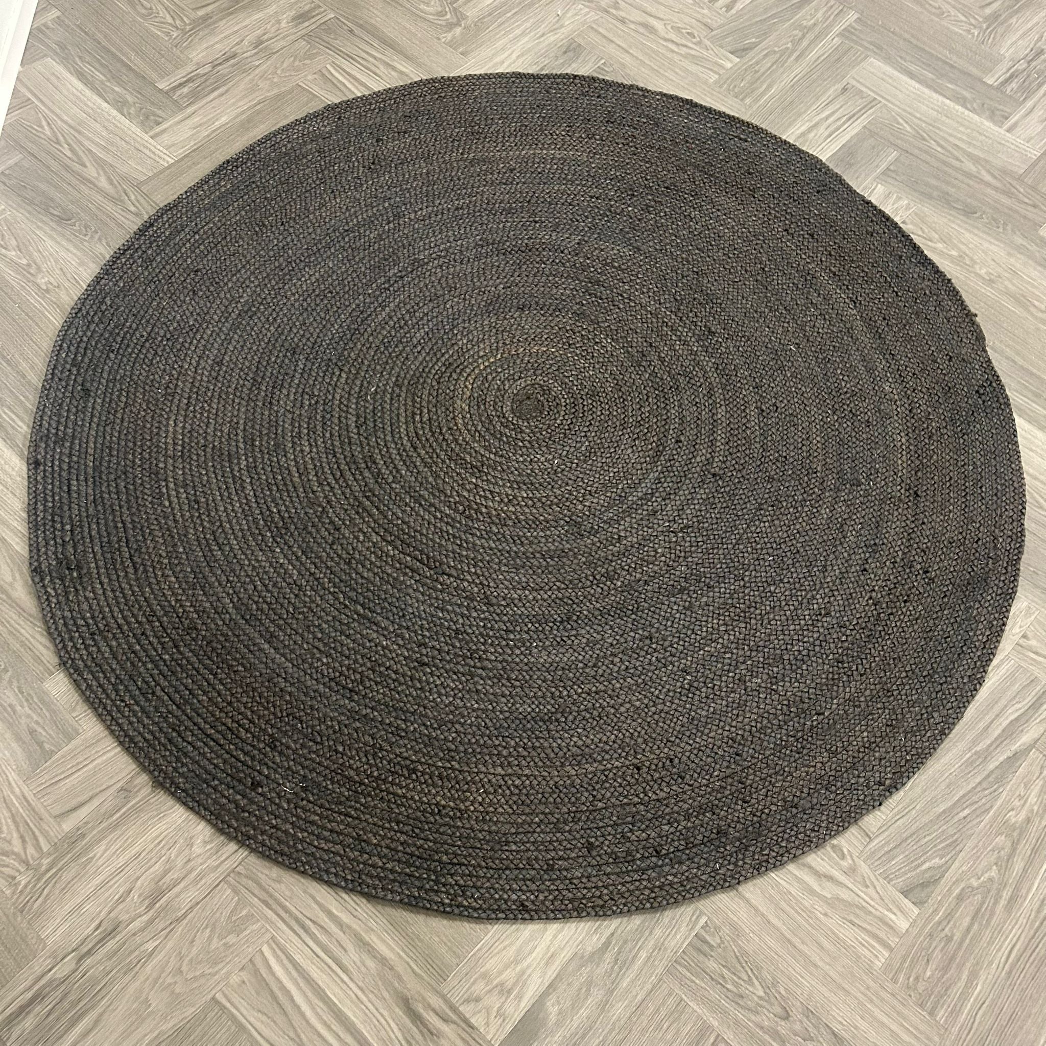 Brinker Carpets Circle 11 Anthracite Vloerkleed - 200x200cm - Vloerkleden Koning
