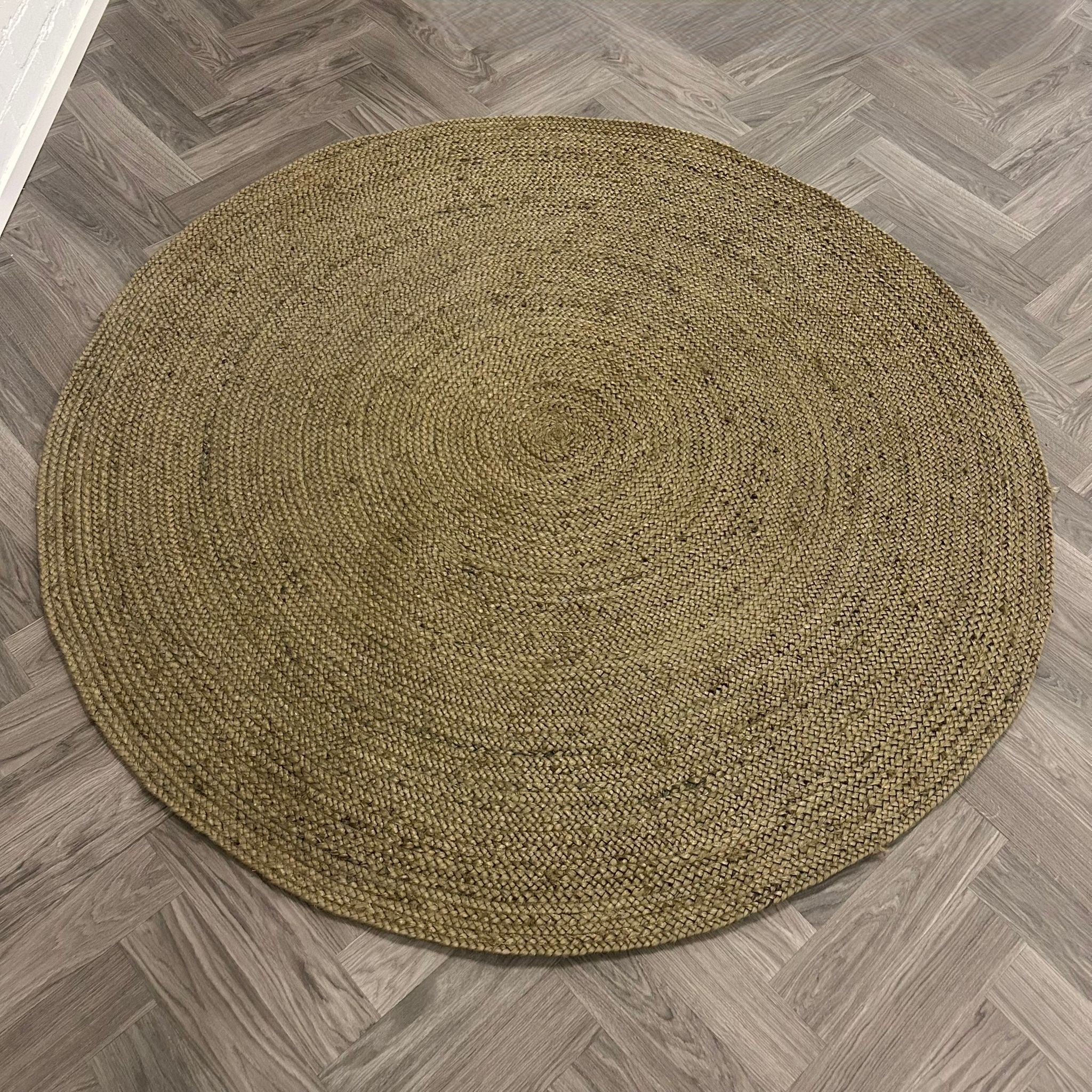 Brinker Carpets Circle 6 Olive Vloerkleed - 200x200cm - Vloerkleden Koning