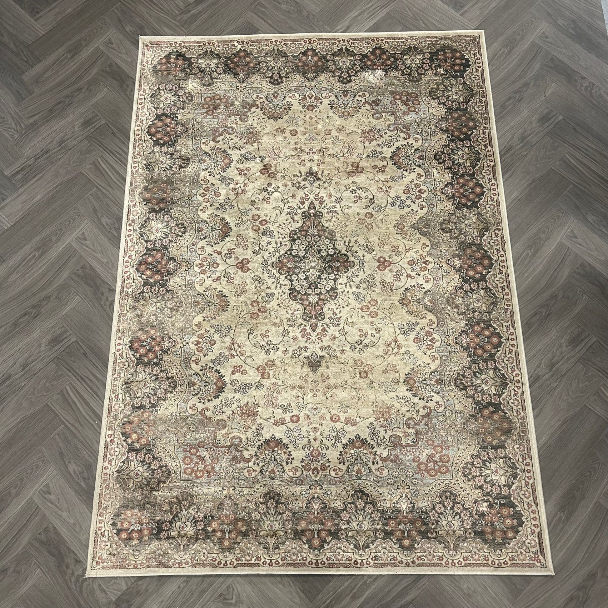 Brinker Carpets Classic 961 Stone Vloerkleed - 200x290cm - aanzicht 1 - Vloerkleden Koning