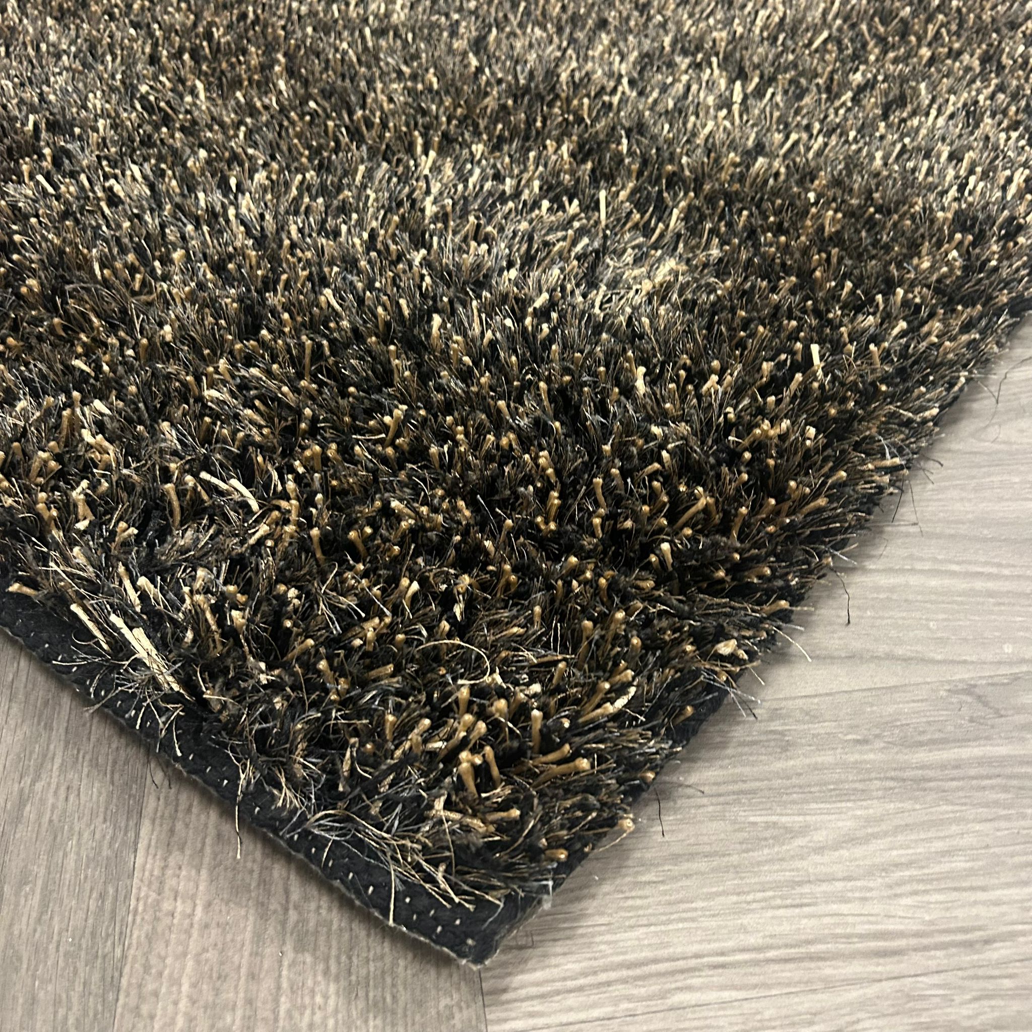 Brinker Carpets Comfort Black Brown Vloerkleed - 200x200cm - Vloerkleden Koning