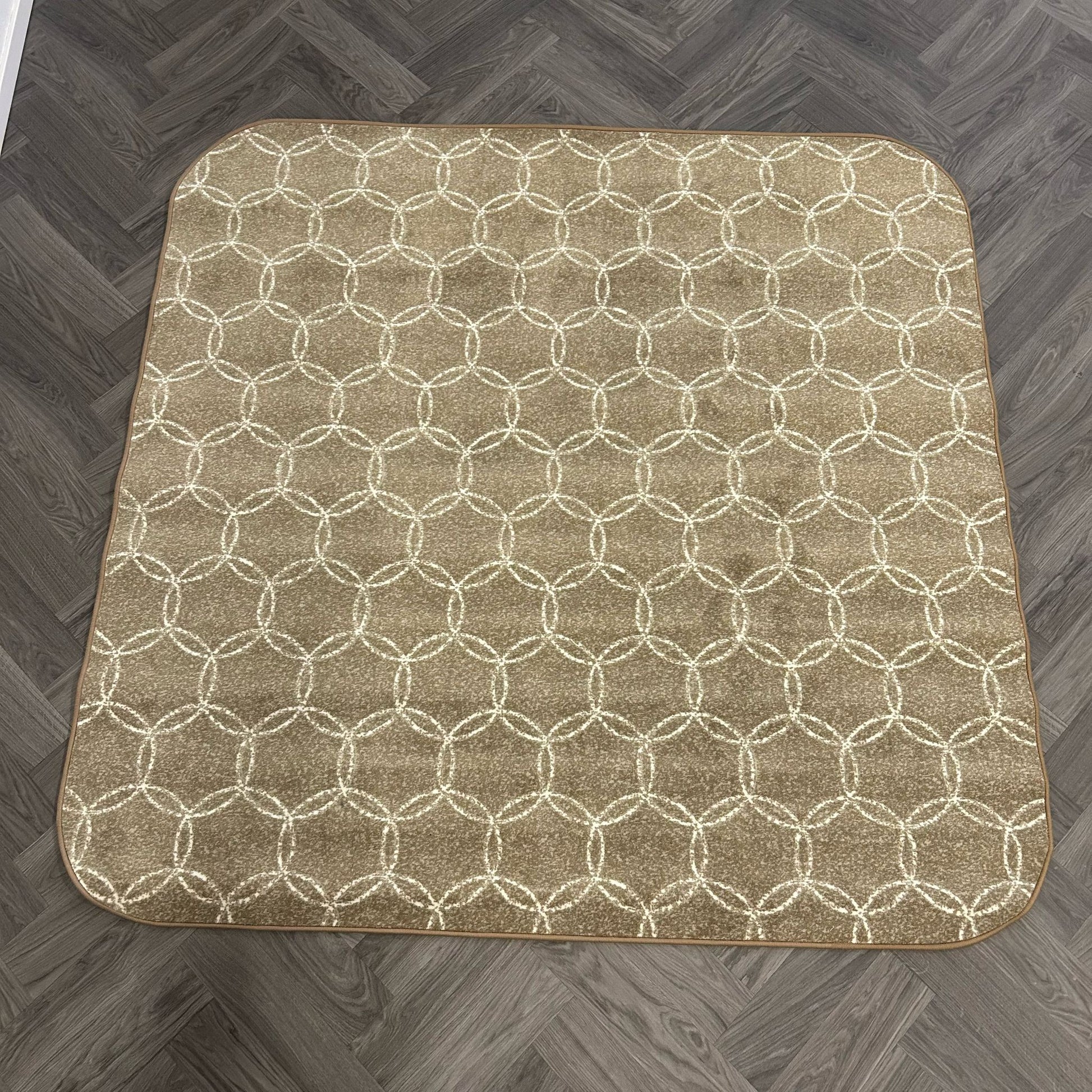 Brinker Carpets Connection Balanced Beige Vloerkleed - 195x195cm - Vloerkleden Koning