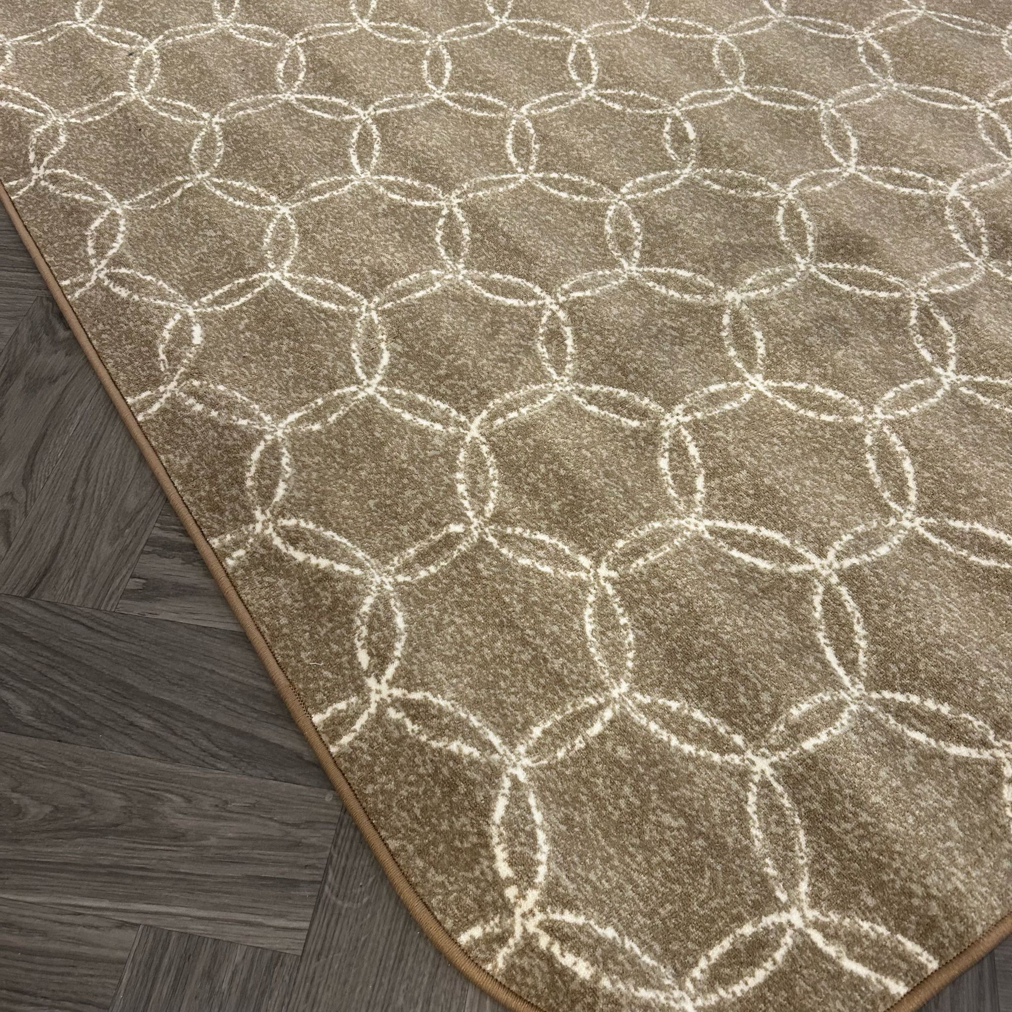 Brinker Carpets Connection Balanced Beige Vloerkleed - 195x195cm - aanzicht 2 - Vloerkleden Koning