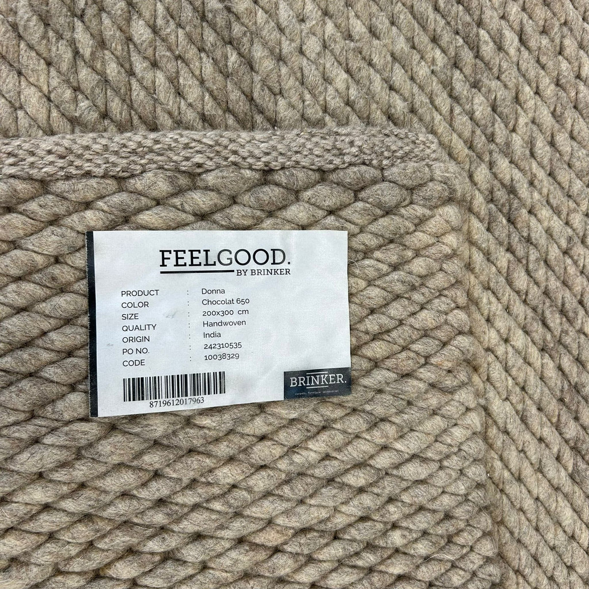 Brinker Carpets Donna Chocolate Brown Vloerkleed - 200x300cm - aanzicht 6 - Vloerkleden Koning