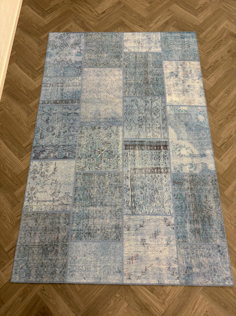 Brinker Carpets Estate Patchwork Blue - 190x290cm