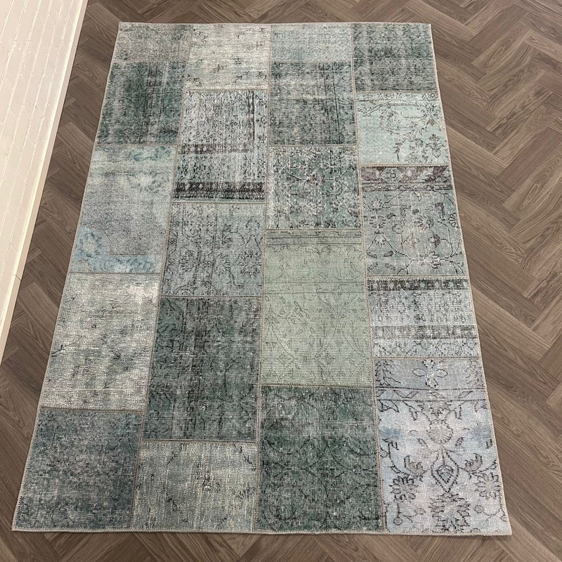 Brinker Carpets Estate Patchwork Green/Blue - 190x290cm