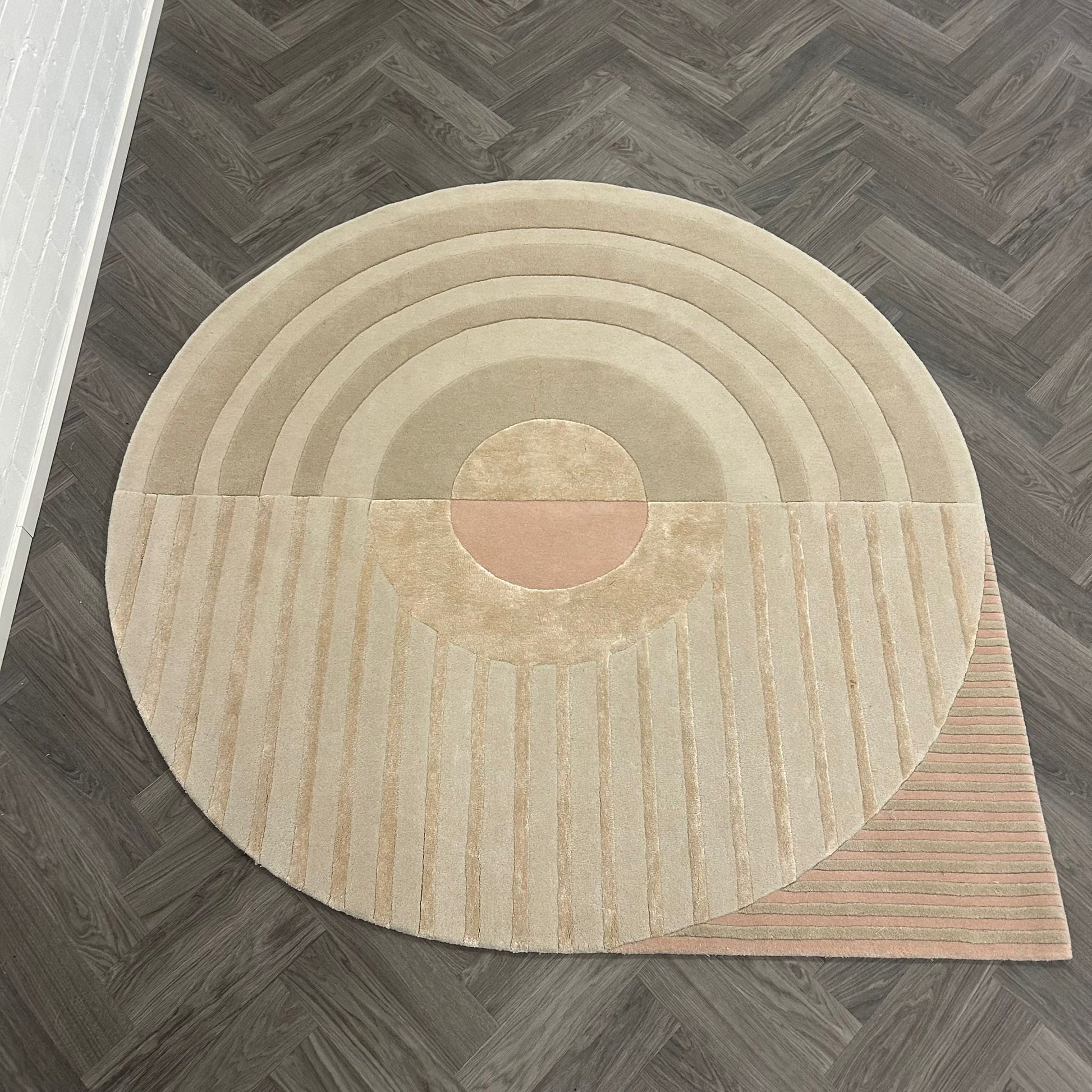 Brinker Carpets Fano Girare Lychee Vloerkleed - 200x200cm - aanzicht 1 - Vloerkleden Koning
