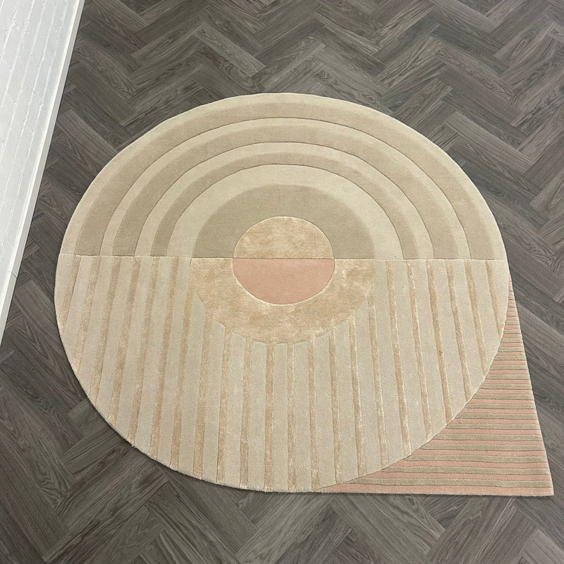 Brinker Carpets Fano Girare Lychee Vloerkleed - 200x200cm - aanzicht 1 - Vloerkleden Koning