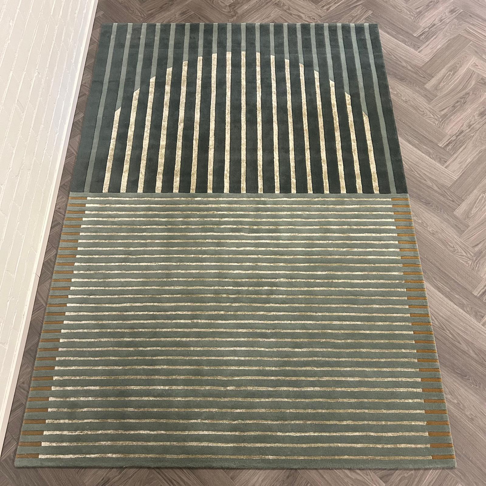 Brinker Carpets Fano Green Vloerkleed - 200x300cm - Vloerkleden Koning